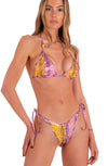 Bikini Triangolo scorrevole paillettes Eccentric Animal Poisson d'Amour
