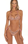 Bikini Balconcino Con Ferretto Slip Fiocchi Paillettes Pin-Up Stars