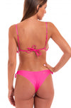 Bikini Triangolo Imbottito Slip Fiocchi Tinta Unita Pin-Up Stars