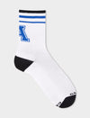 Calza corta unisex spugna lettera "A" Gallo