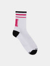 Calza corta unisex spugna lettera "H" Gallo
