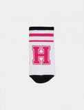 Calza corta unisex spugna lettera "H" Gallo