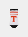 Calza corta unisex spugna lettera "T" Gallo