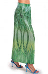 Gonna Lunga Paillettes Palm Paradise Pin-Up Stars