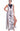 Long Dress Con Spacchi Stampa Patch Pin-Up Stars