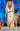Long Dress Con Spacchi Stampa Patch Pin-Up Stars