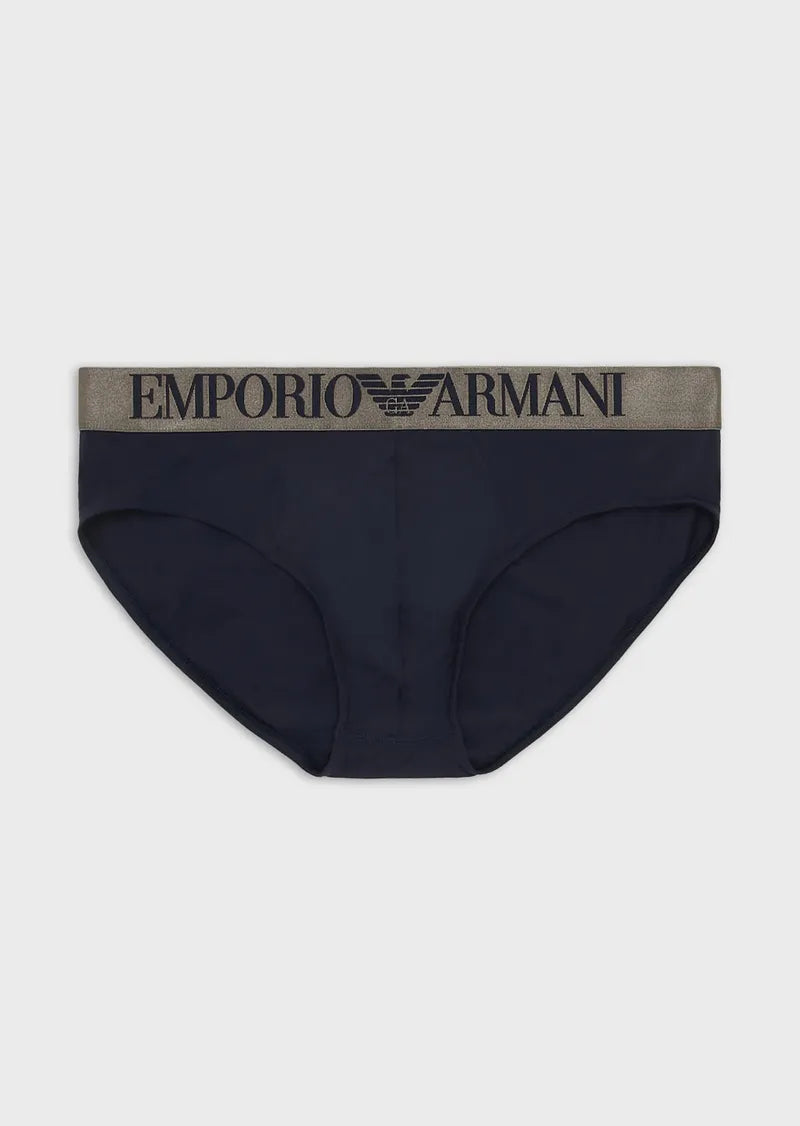 Slip Blu in soft modal Emporio Armani